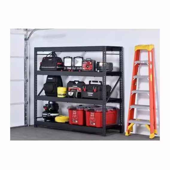 Husky Industrial Duty Steel Garage Shelving Unit – Heavy Duty Metal Storage R...