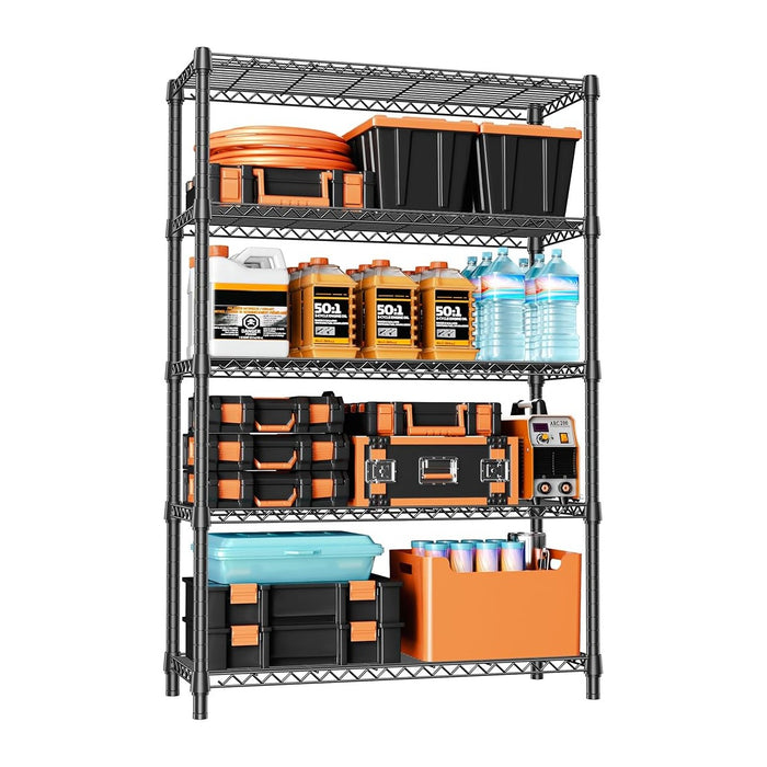 IZEUK 1750 LBS Garage Shelving Wide Storage Shelves Metal Shelves Heavy Duty