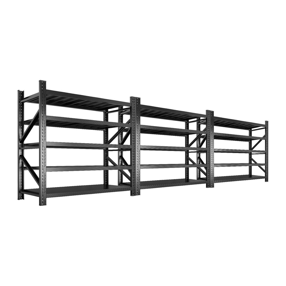 JBLCC 8000LBS Garage Shelving Heavy Duty 63" W Storage Shelves 5-Tier Ad...