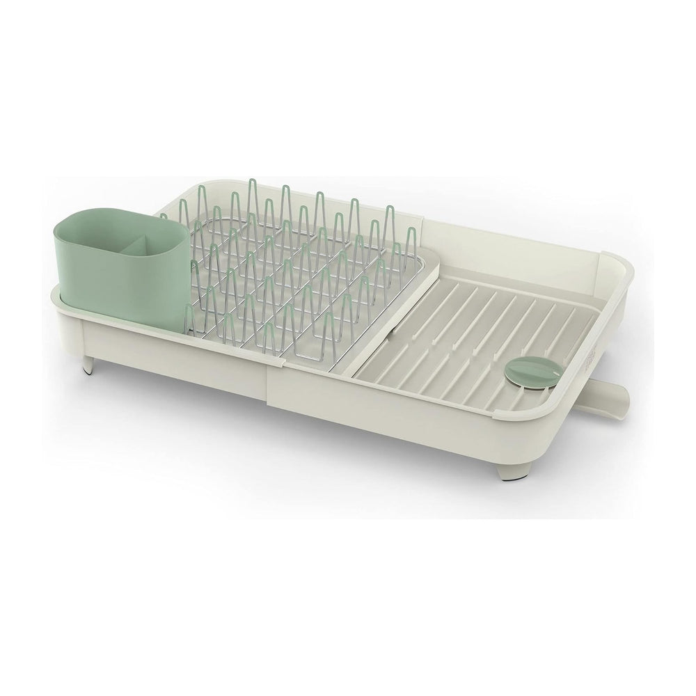 Joseph Joseph Extend Expandable Dish Drainer Rack with Removable Flatware Hol...