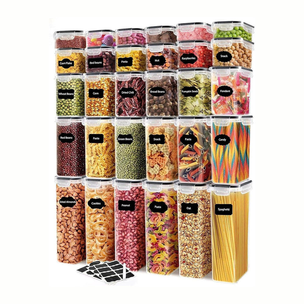 JUJOJB 60PCS Airtight Food Storage Containers with Lids, BPA-Free