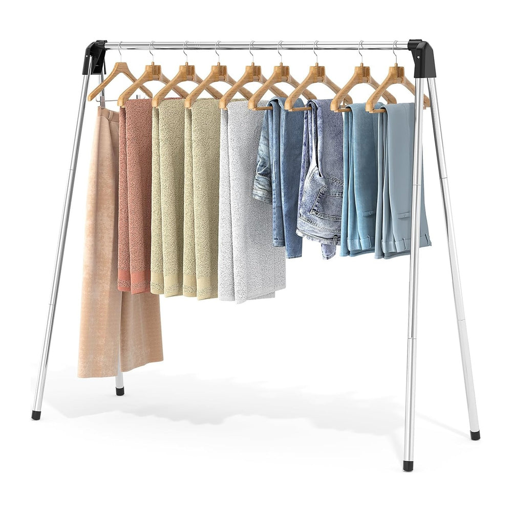 KINGRACK Folding Washing Rack, Stand Dryer Made of Stainless Steel
