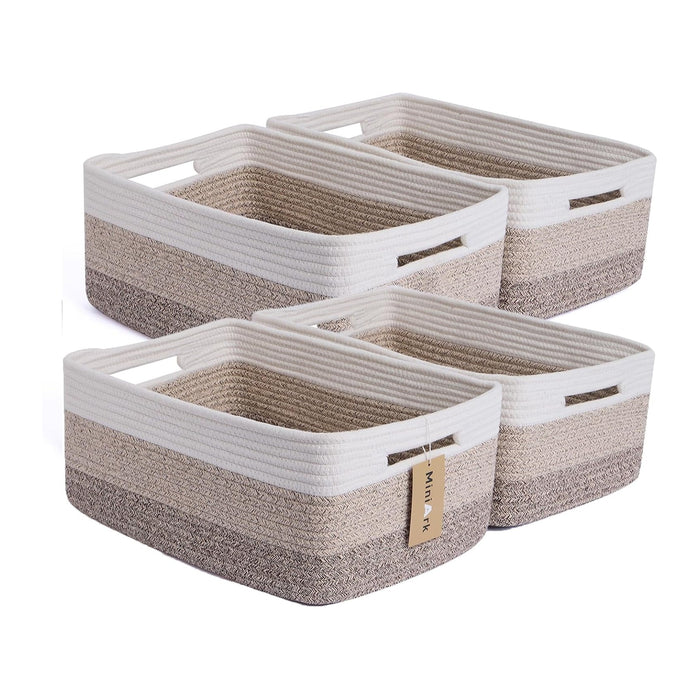 Large Storage Baskets for Organizing, Closet Shelf Baskets for Clothes Blanket