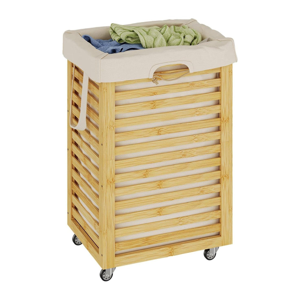 Laundry Hamper bamboo wood Laundry Clothes Laundry Hamper Clothes Storage