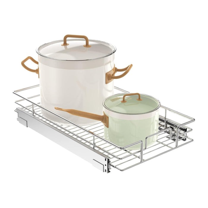 LOVMOR Pull Out Cabinet Organizer 10½"W x 21½"D, Kitchen Cabinet Pull Out