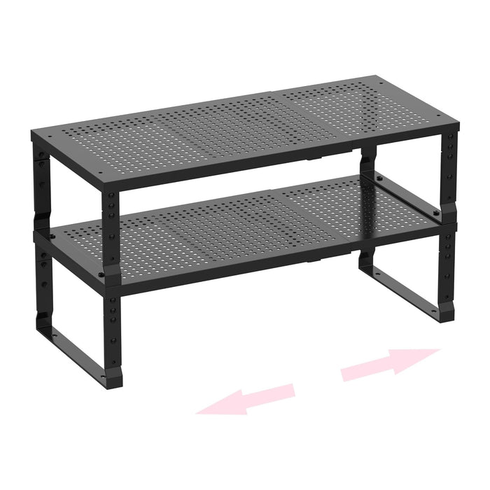 Metal Stackable Expandable Storage Shelf