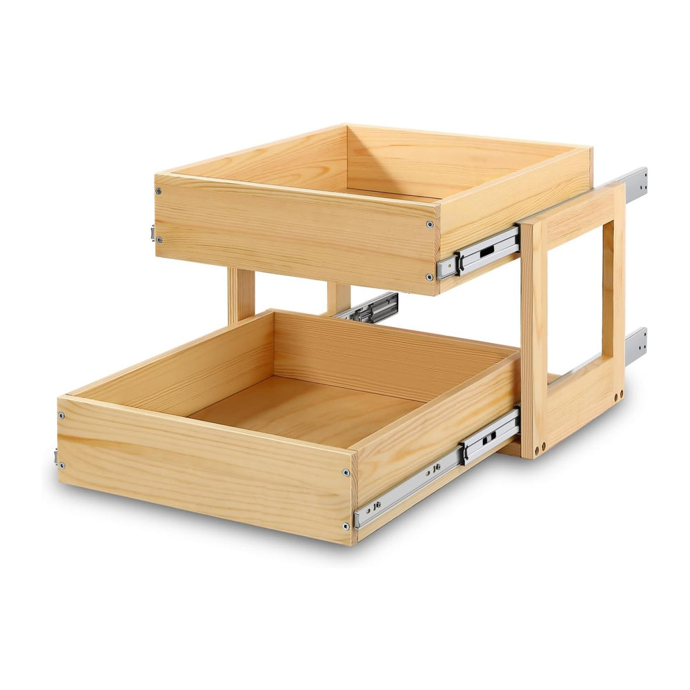 Mulush Pull Out Cabinet Organizer 23''W×21''D×16''H S...
