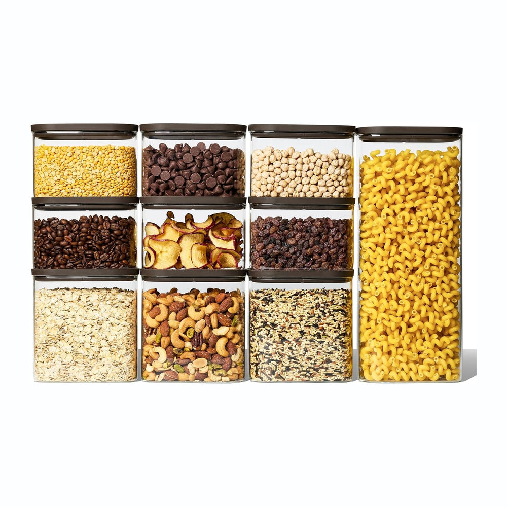 Naked Kitchen 20-Piece Food Storage Containers with Lids – Stackable BPA-Free...