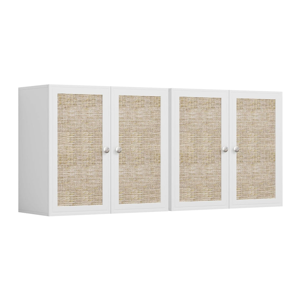 NEWOWNDS Laundry Room Cabinets Wall Mounted, Bathroom Cabinet Wall Mount,Adju...