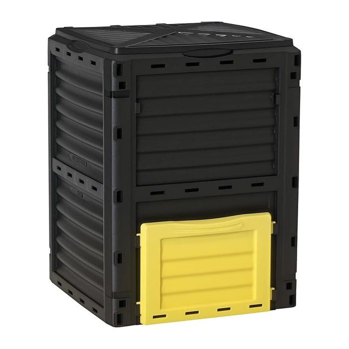Outsunny Garden Compost Bin 80 Gallon Outdoor Large Capacity Composter Fast