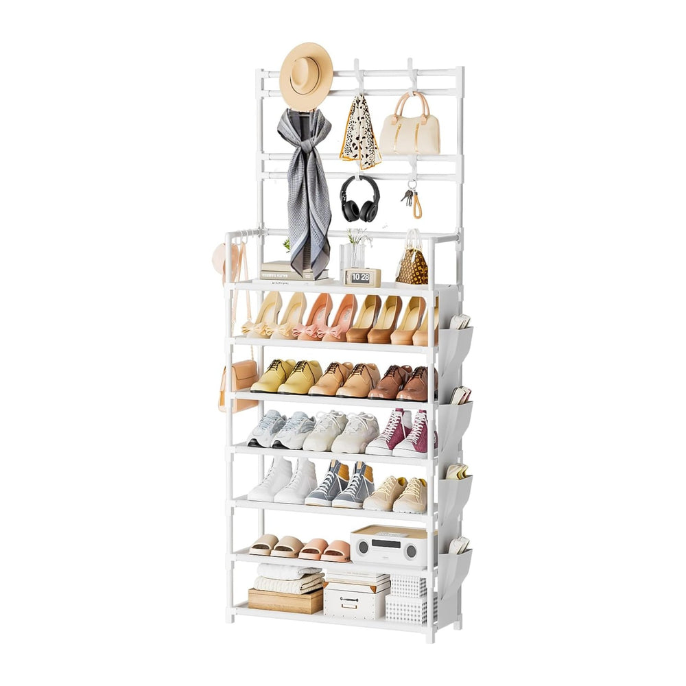 OYREL Shoe Rack 7 Tier Shoe Organizer Storage 21-28 Pairs