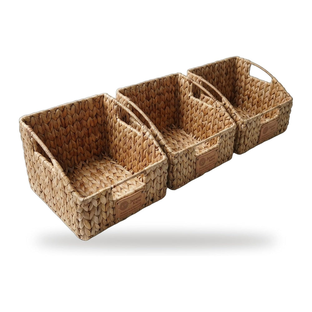 Pantry Organizers and Storage Baskets, 3 Pack, 10" x 9" x 8" |...