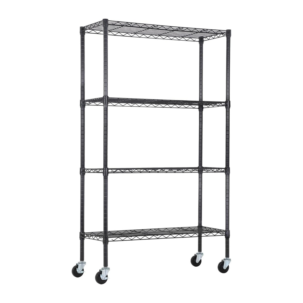 PayLessHere | 4-Tier Wire Shelf | 36"x14"x62" | Black