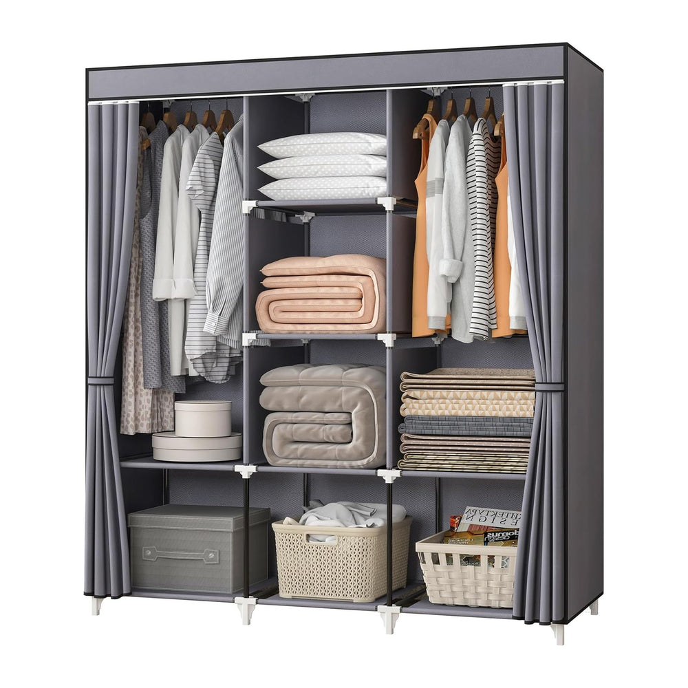 Portable Closet, Bedroom Wardrobe Closet for Hanging Clothes