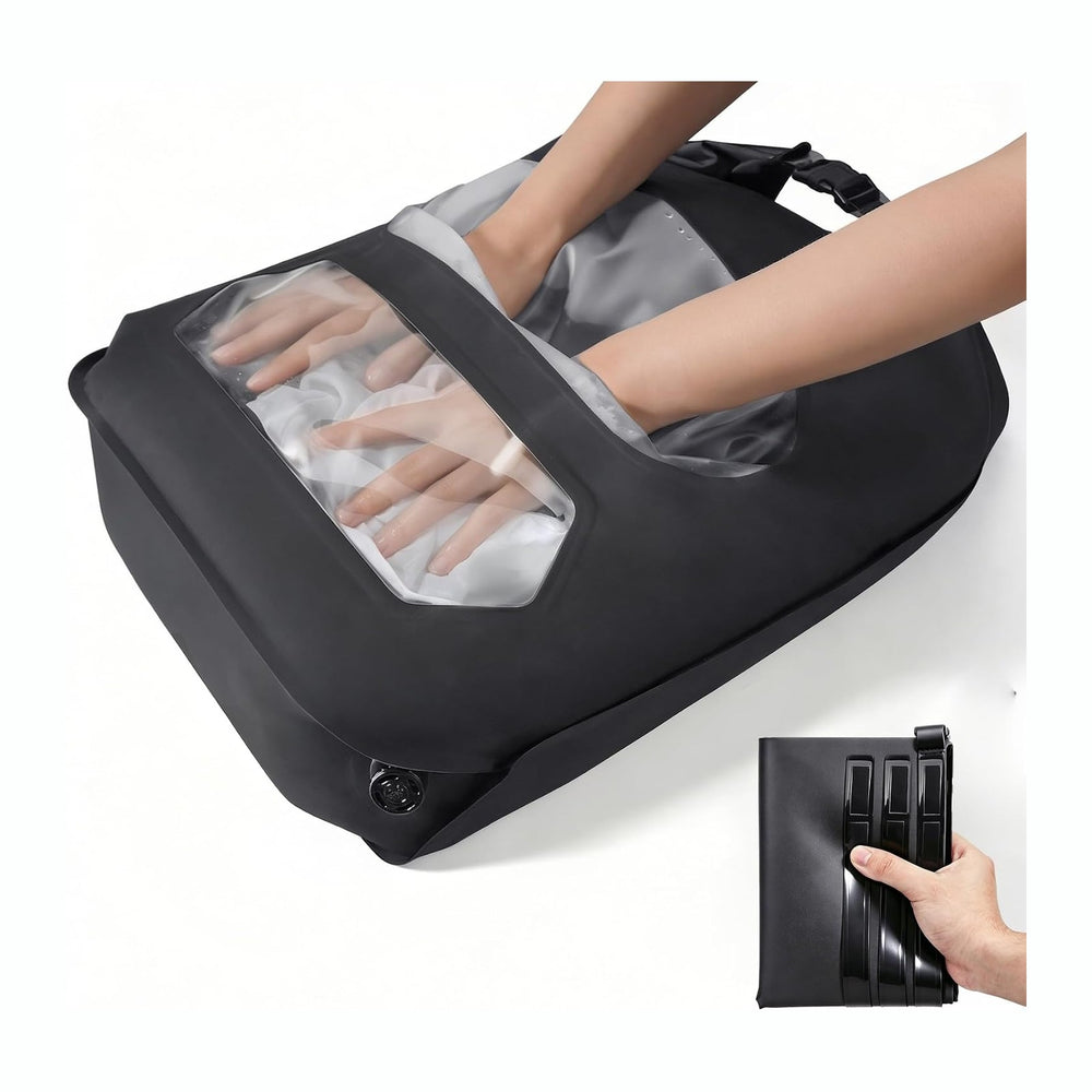 Portable Travel Washing Bag with Wide Dual-Hand Opening