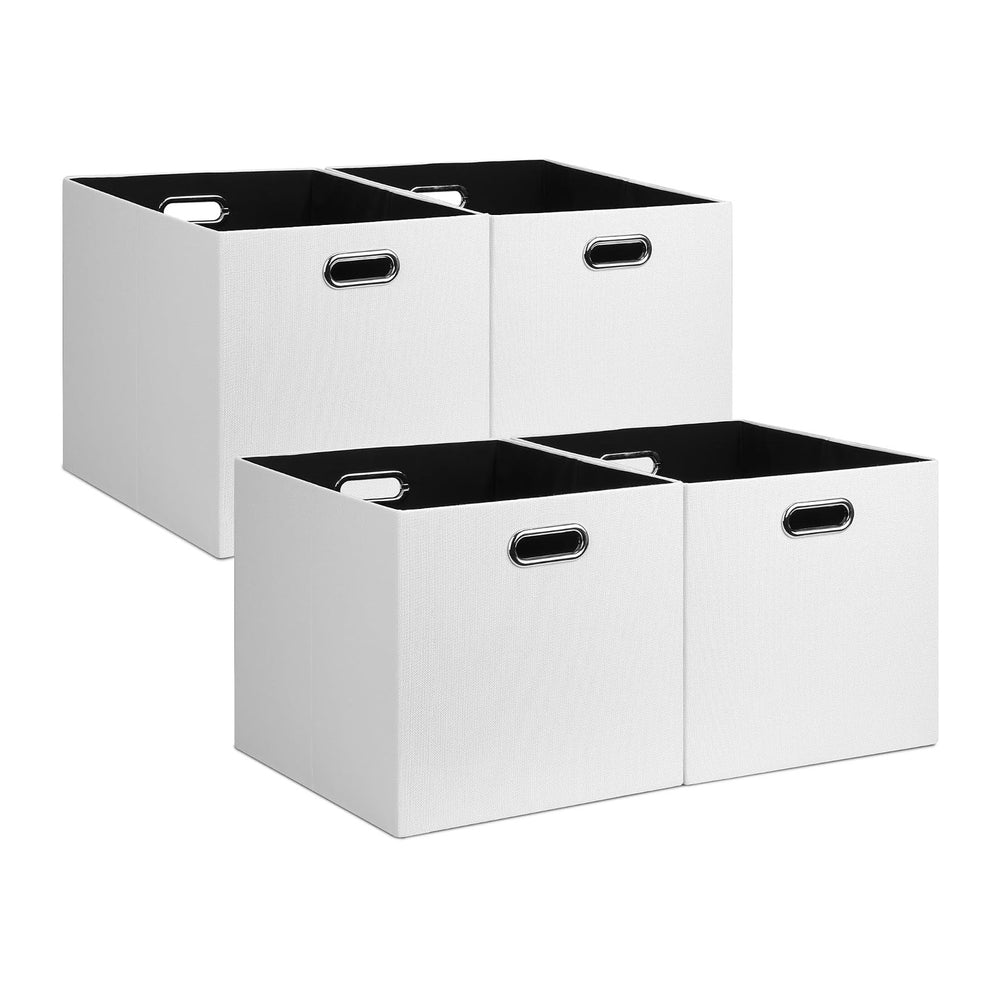 Posprica 13x15x13in Collapsible Storage Bins, Fabric Foldable Cube Storage Bo...