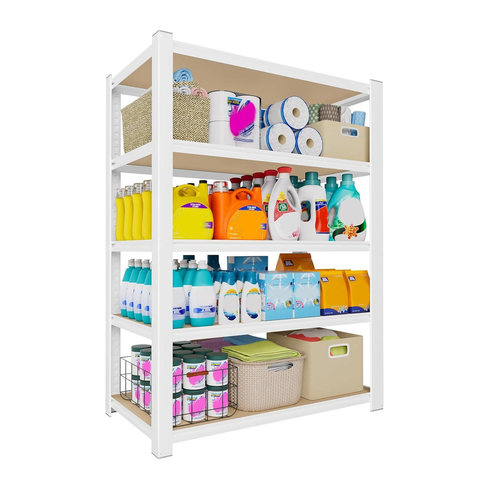 PrimeZone 24"W x 16"D x 59"H Closet Storage Shelves, 5-Tier Me...