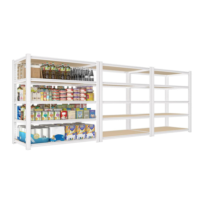 PrimeZone 36"W x 16"D x 72"H Closet Storage Shelves, 5-Tier Metal Shelving