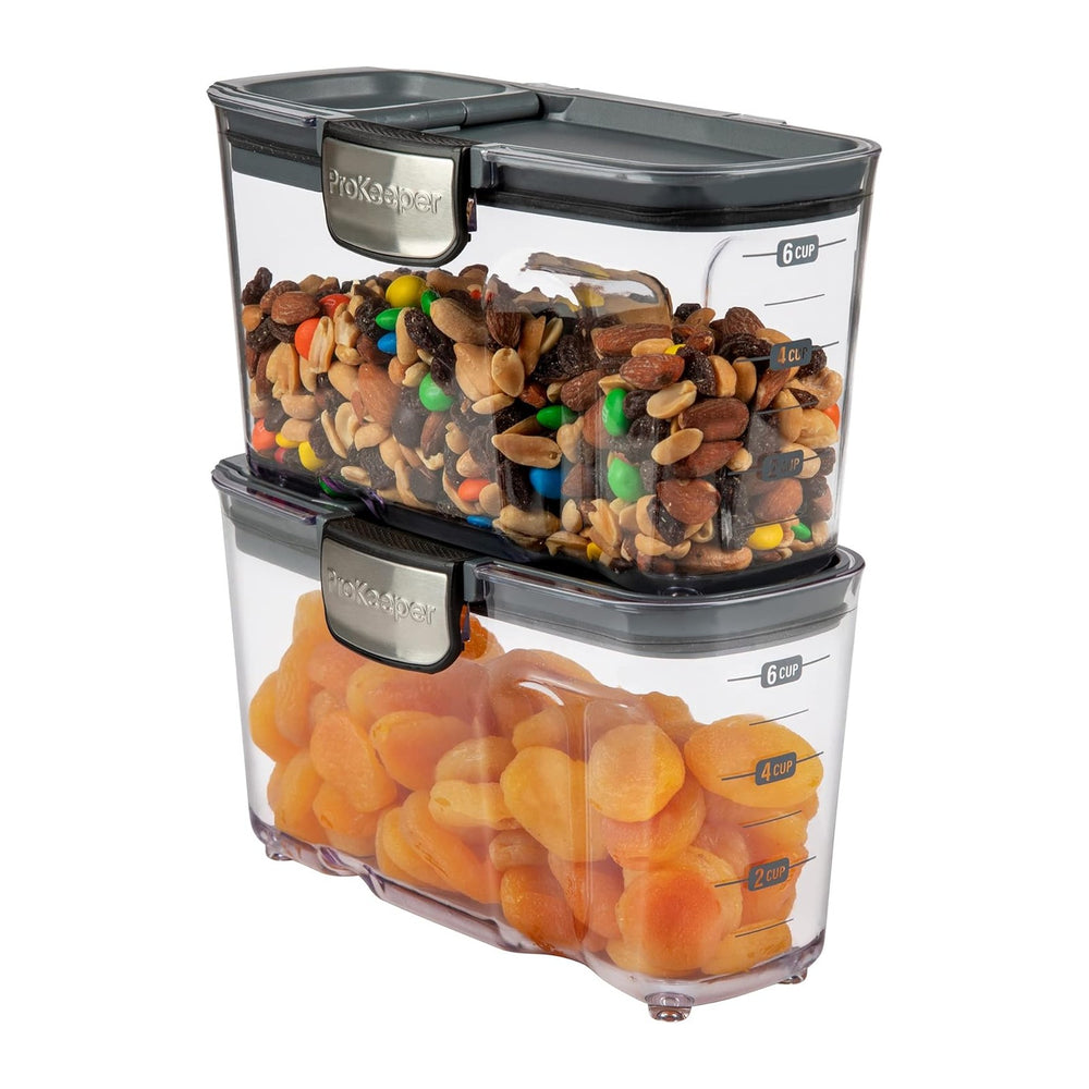 Progressive International ProKeeper+ Clear Plastic Airtight Food Baker's ...