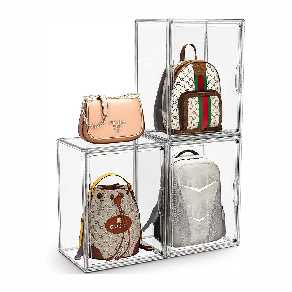Purse Storage Organizer for Closet 3 Packs Clear Handbag Storage Organizer Ac...