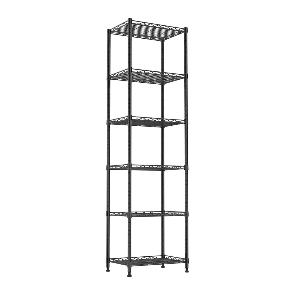 REGILLER 6 Wire Shelving Steel Storage Rack Adjustable Unit Shelves for Laund...