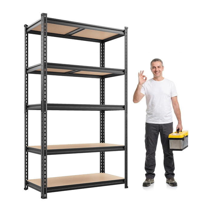 REIBII 2400LBS Garage Shelving,36" Wx16" Dx72" H Shelves for Basement