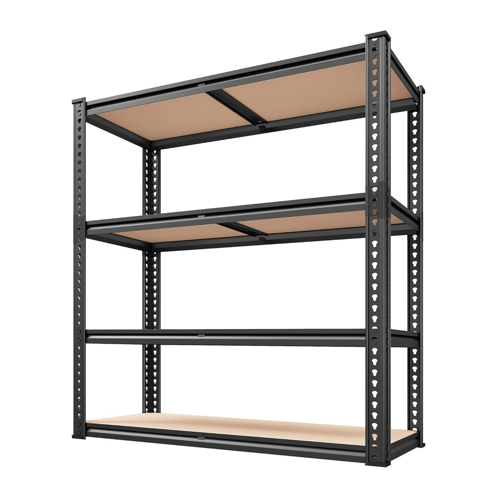 REIBII 40" W Garage Shelving with Rolled-Edge Columns for Basement Pantry