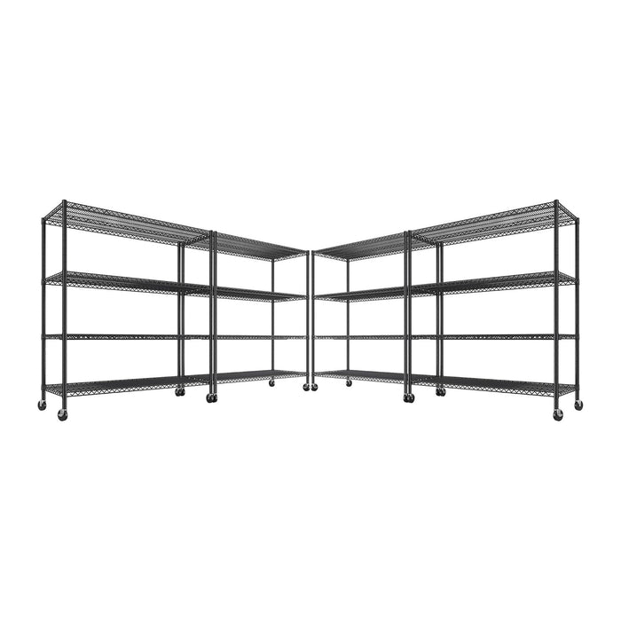 REIBII 55.5''W Heavy Duty Metal Shelves
