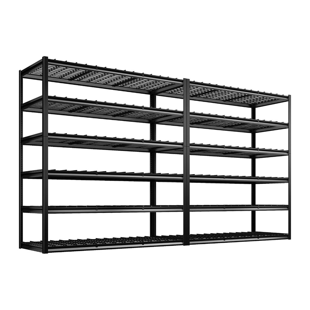 REIBII 60" W Garage Shelving, 3000LBS Storage Shelves, 6 Tier Heavy Duty...