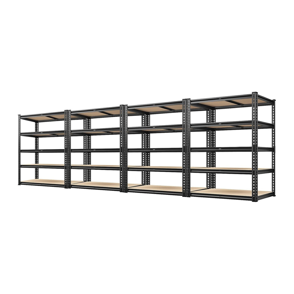 REIBII 72" Garage Shelving, Heavy Duty Storage Shelves 2000LBS, 5 Tier M...