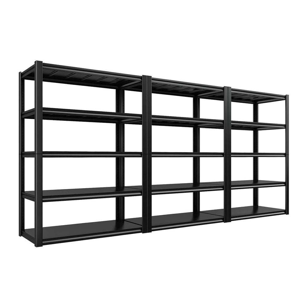 REIBII Garage Shelving 48.2" W Storage Shelves 3000LBS Metal Shelving He...