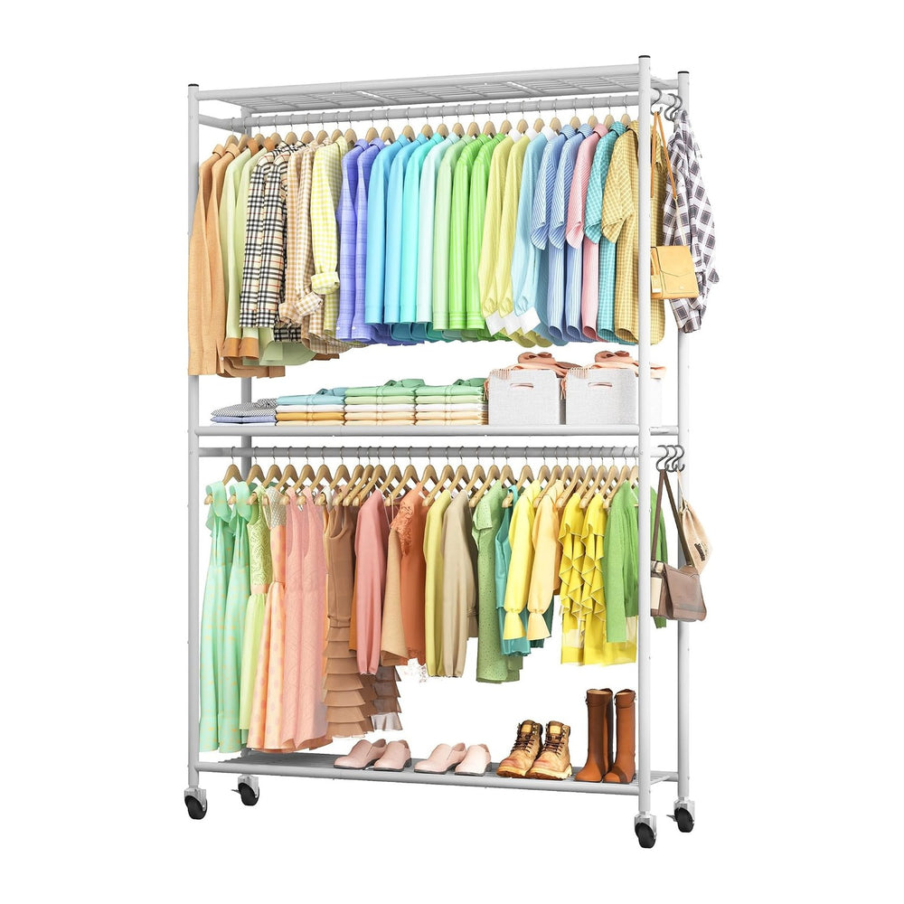 Sakugi Clothes Rack - 45.2" x 12.2" x 79.5" Clothing Rack with...