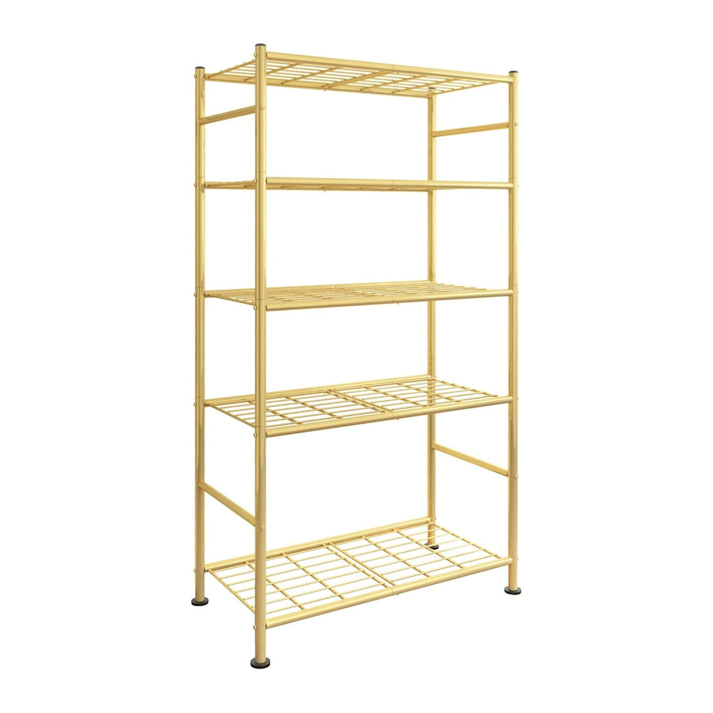 Sakugi Storage Shelves - 5 Tier Shelf Organizer, Heavy Duty Garage Shelving U...