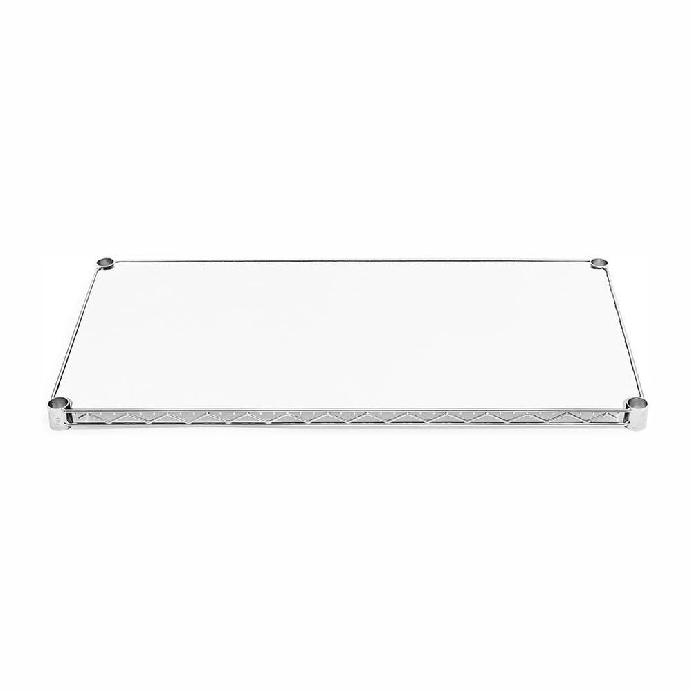 Shelving Inc. 24" d x 60" w Poly Wire Shelf Liners, White, 4 Count