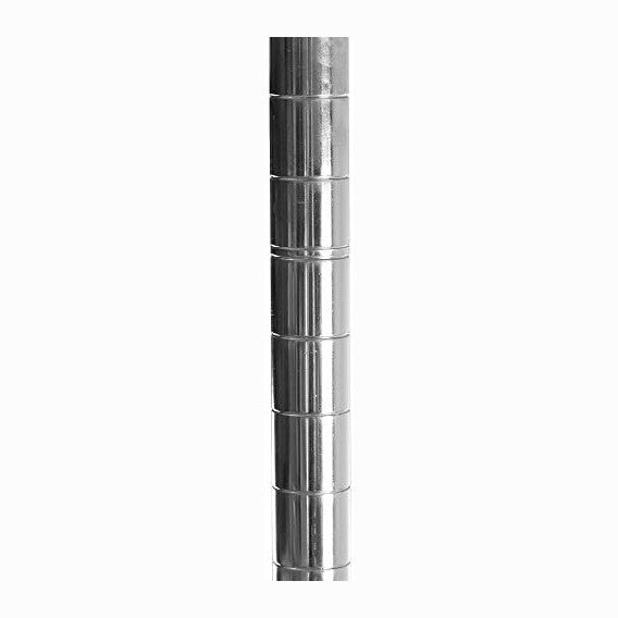 Shelving Inc. 8" d x 30" w x 72" h Chrome Wire Shelving with 4...