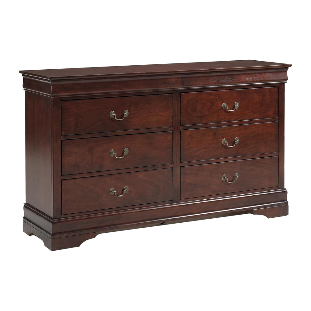 Signature Design by Ashley Alisdair 6 Drawer Bedroom Dresser, Dark Brown