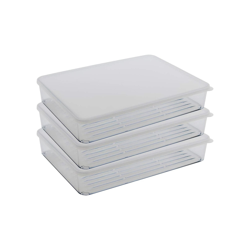Silicook Flat Plastic Box for Kitchen for Kitchen&Refrigerator Organizati...