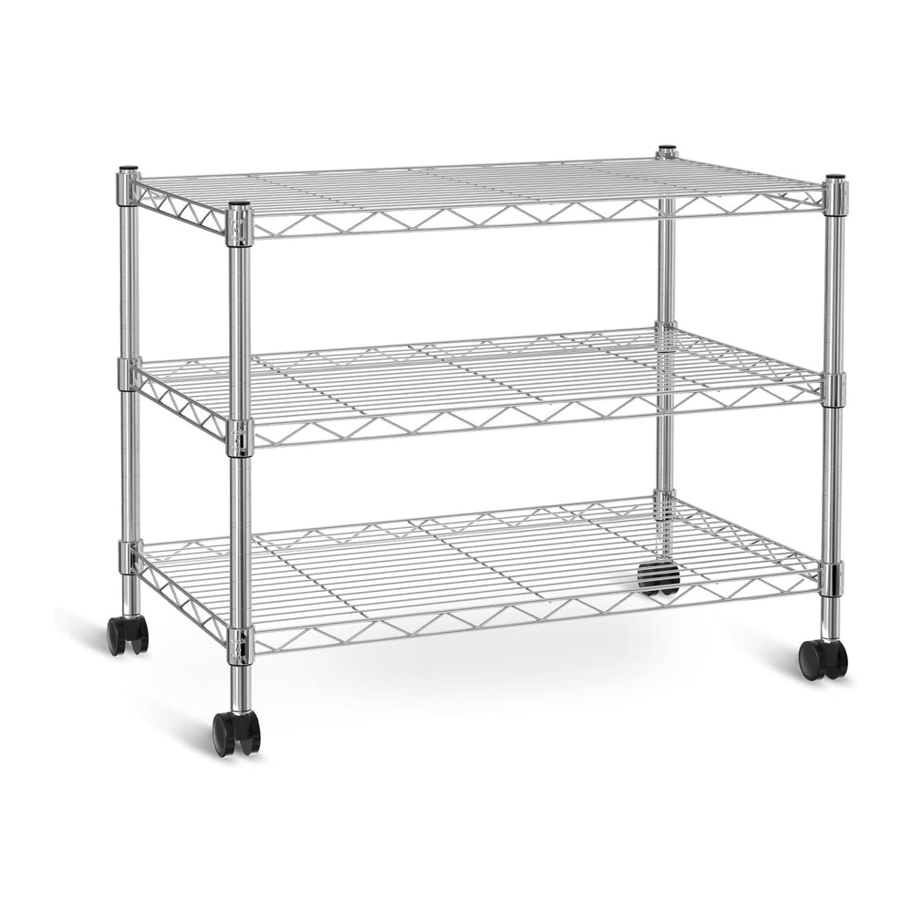 Simple Deluxe 3-Tier Heavy Duty Storage Shelves 750Lb Capacity, 24.02" D...