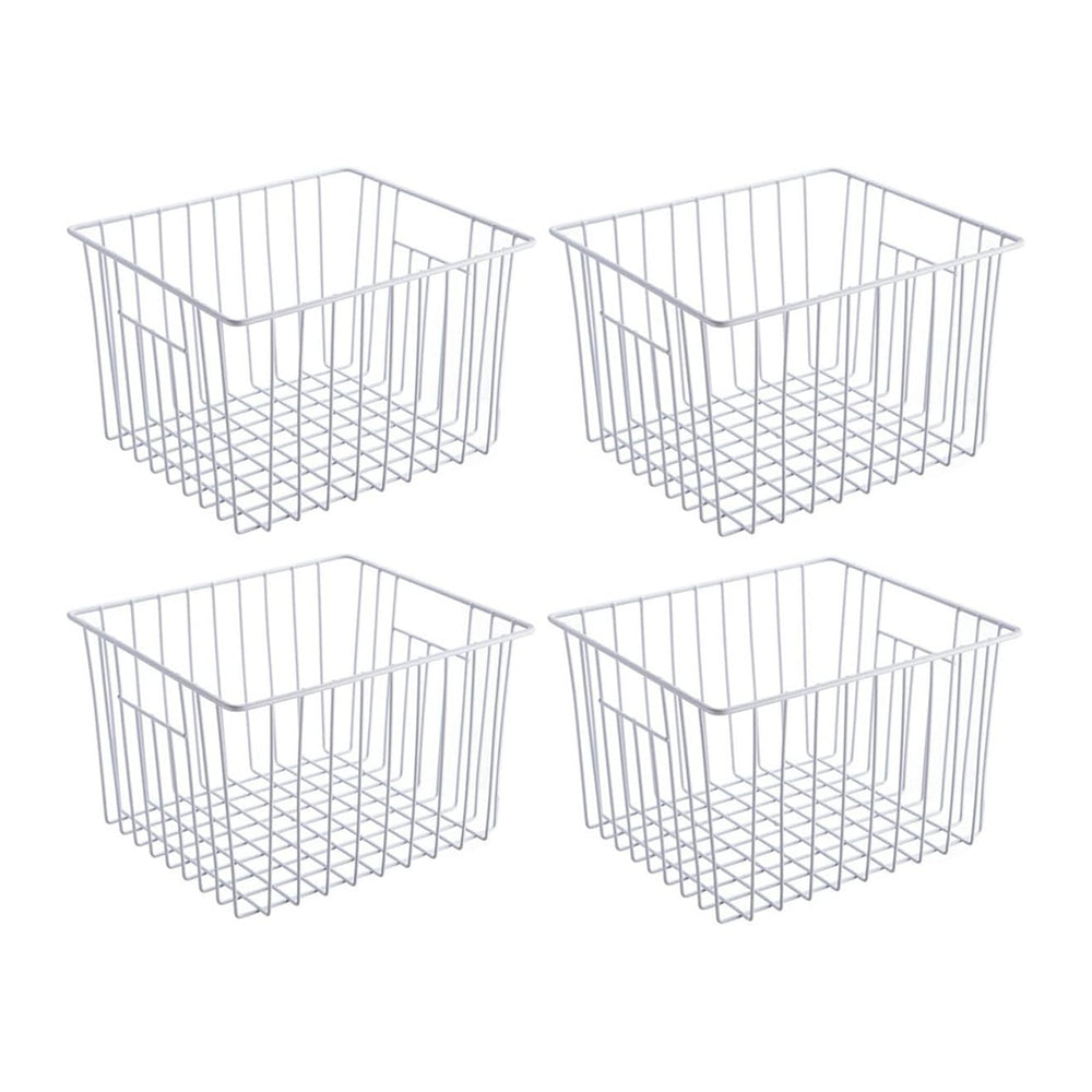 Slideep Freezer Baskets Storage Basket Organizers, Deep Wire Farmhouse Bins C...
