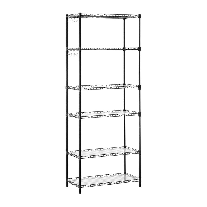 SONGMICS 6-Tier Storage Shelves, Adjustable Wire Shelving Unit