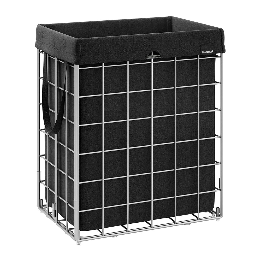 SONGMICS Laundry Hamper, 23.8 Gal. Laundry Basket, Collapsible Clothes Hamper