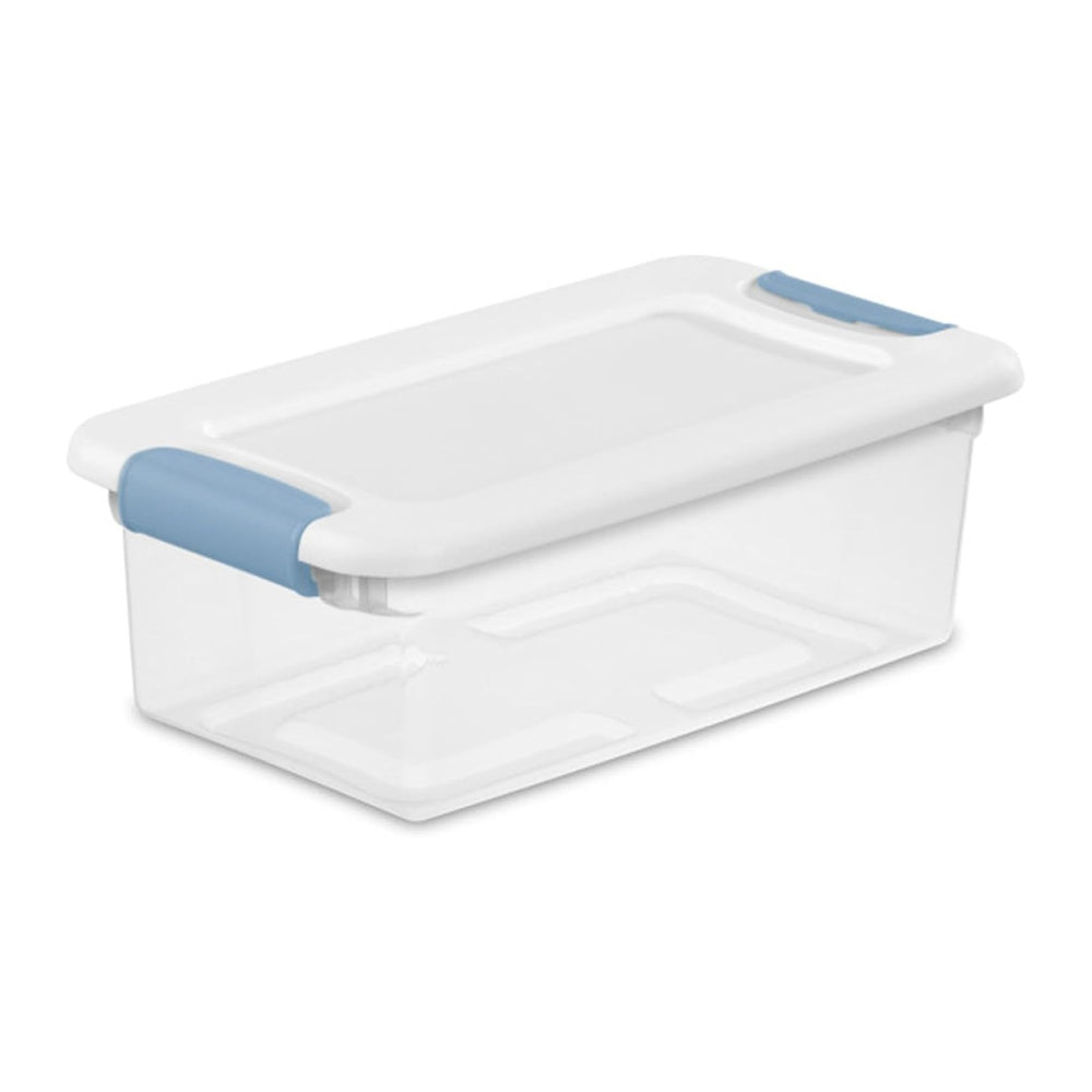 Sterilite 24-Pack Latching Box, Under Bed Storage Bins with Lids, Clear Plast...