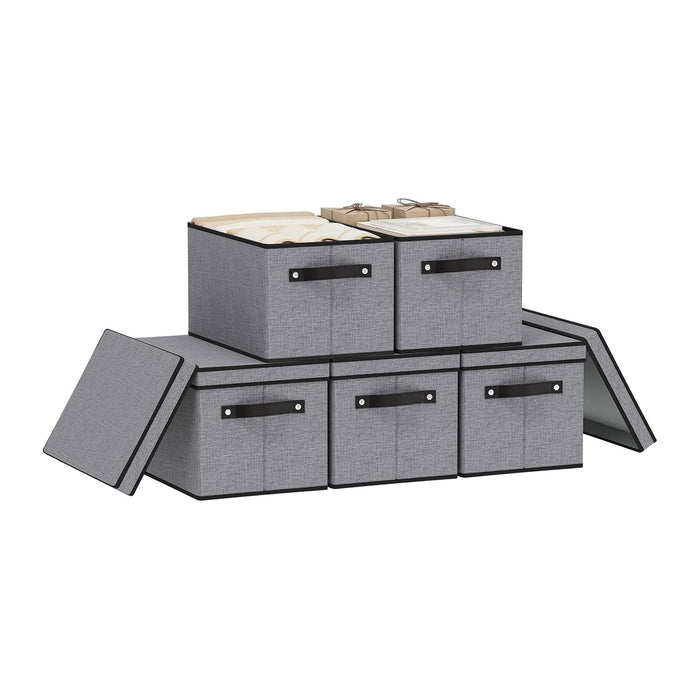 Storage Boxes, 15 x 9.8 x 8.3 Inch Baskets