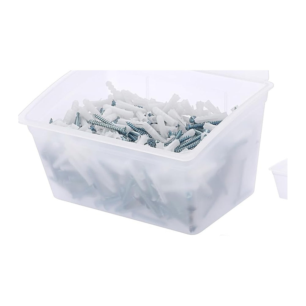 Sumnacon Slatwall Bins 15 Pcs Slatwall Organizer for Garage Plastic Slatwall ...