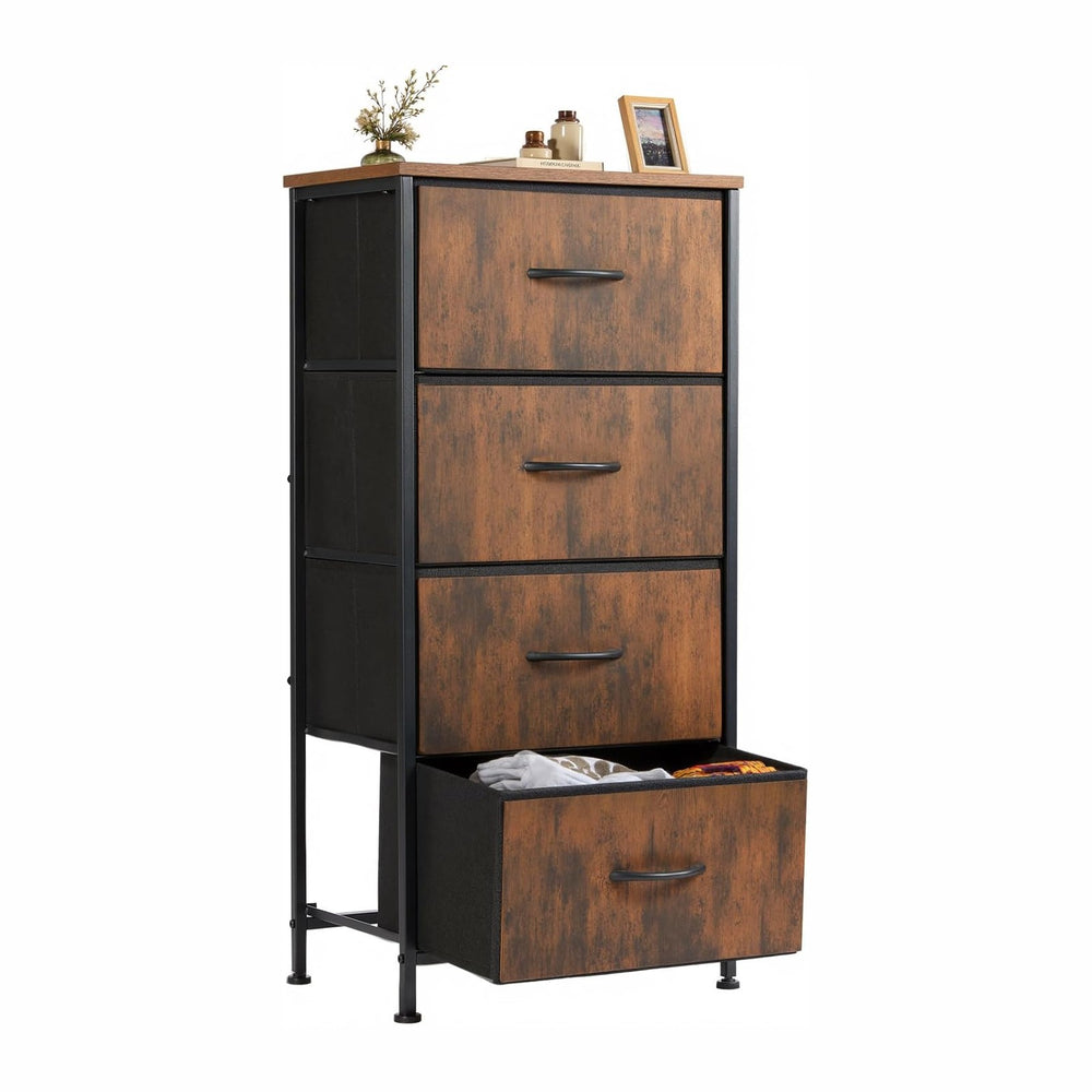 Sweetcrispy Dresser for Bedroom, 4 Drawer Storage Organizer for Closet