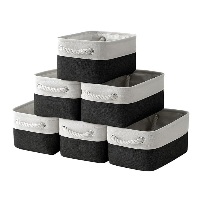 TheWarmHome Storage Bins for Shelves