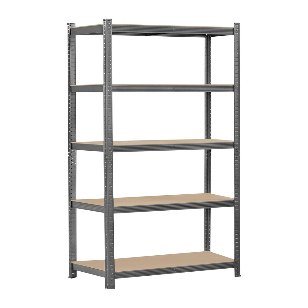Topeakmart 5 Tier Metal Storage Shelving Unit, 35.5x16x71 Inch Dark Gray