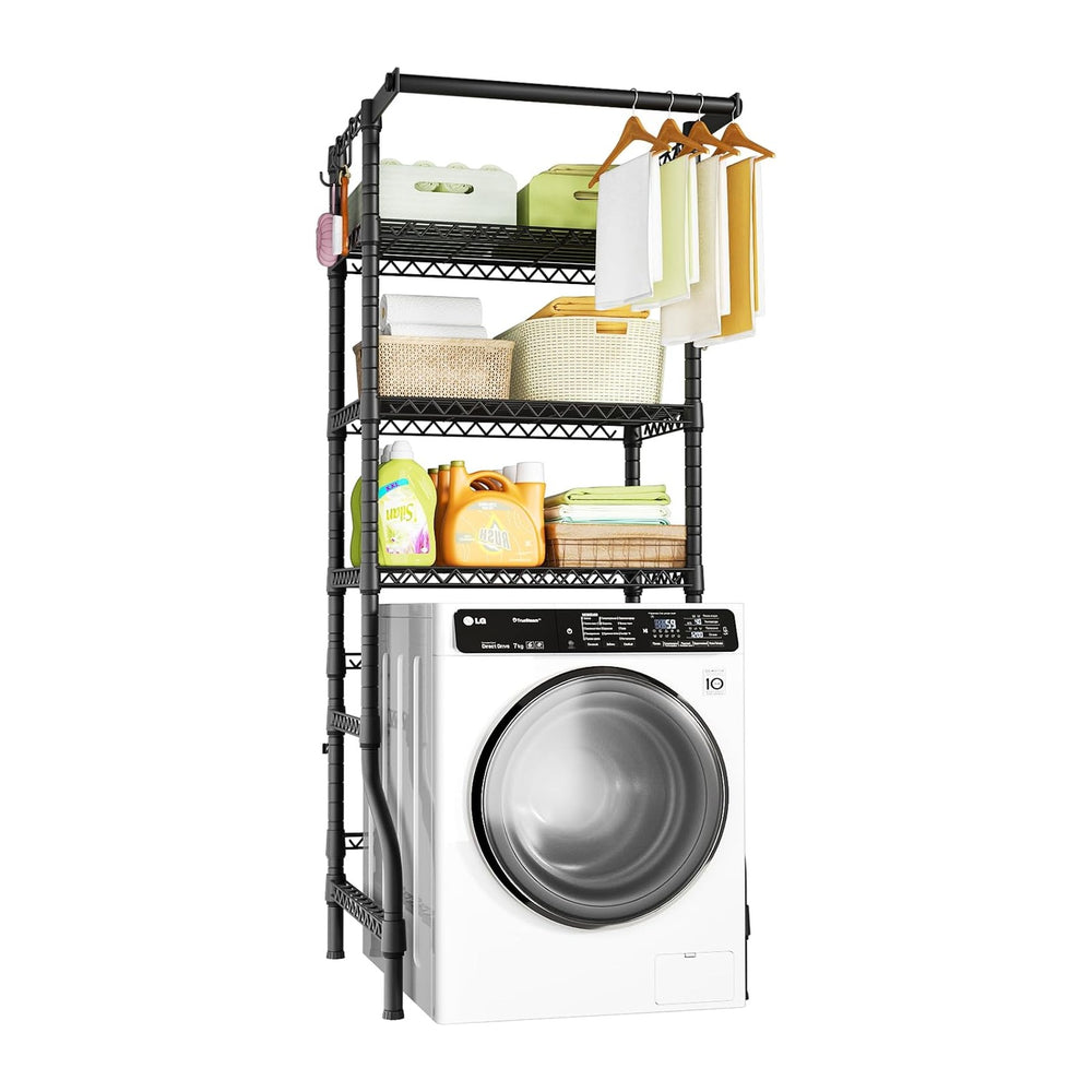 Ulif U11 Mini Over Washer and Dryer Shelves, 3 Tiers Laundry Room Storage and...