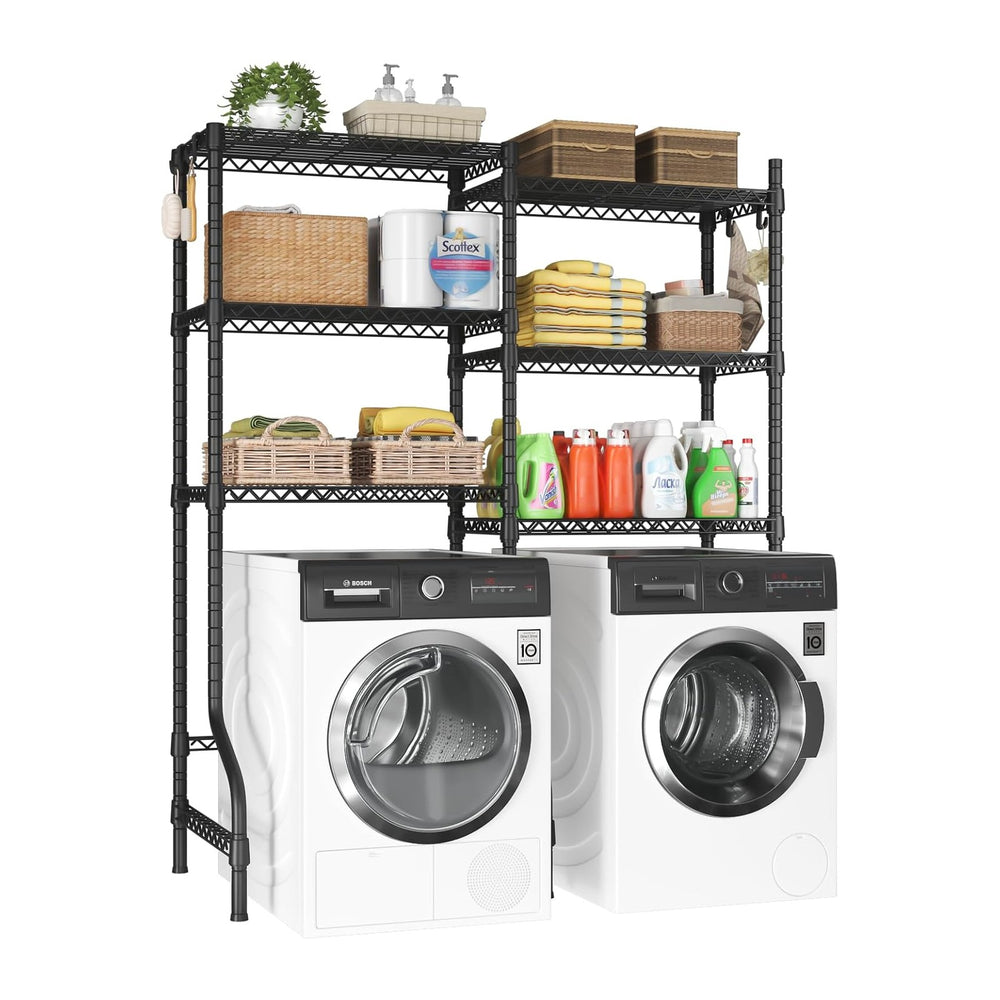 ULIFHOME U15 Over Washer and Dryer Storage Shelves, Laundry Room Metal Rack