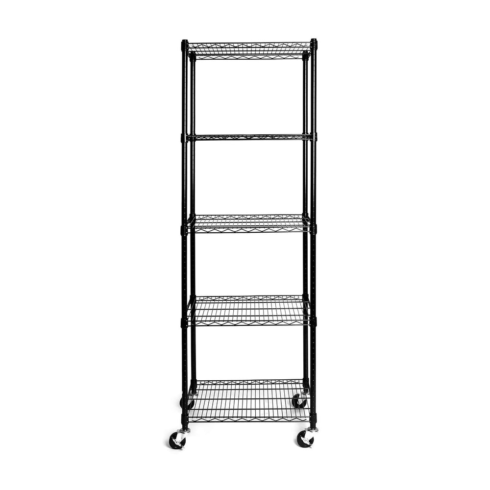 UltraDurable 5-Tier NSF Steel Wire Shelving, 24"W x 18"D x 75"...